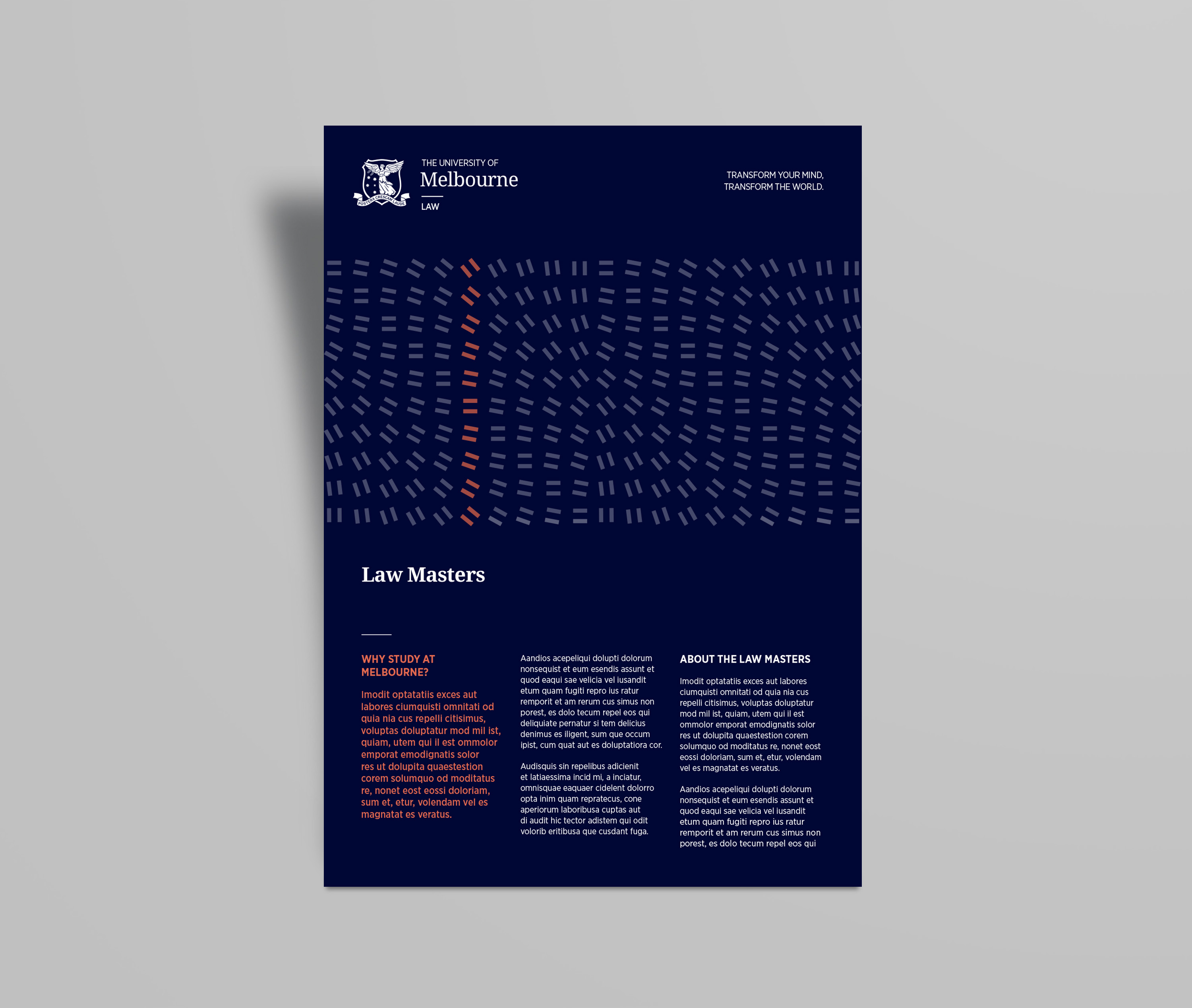 Direction 3 - flyer design